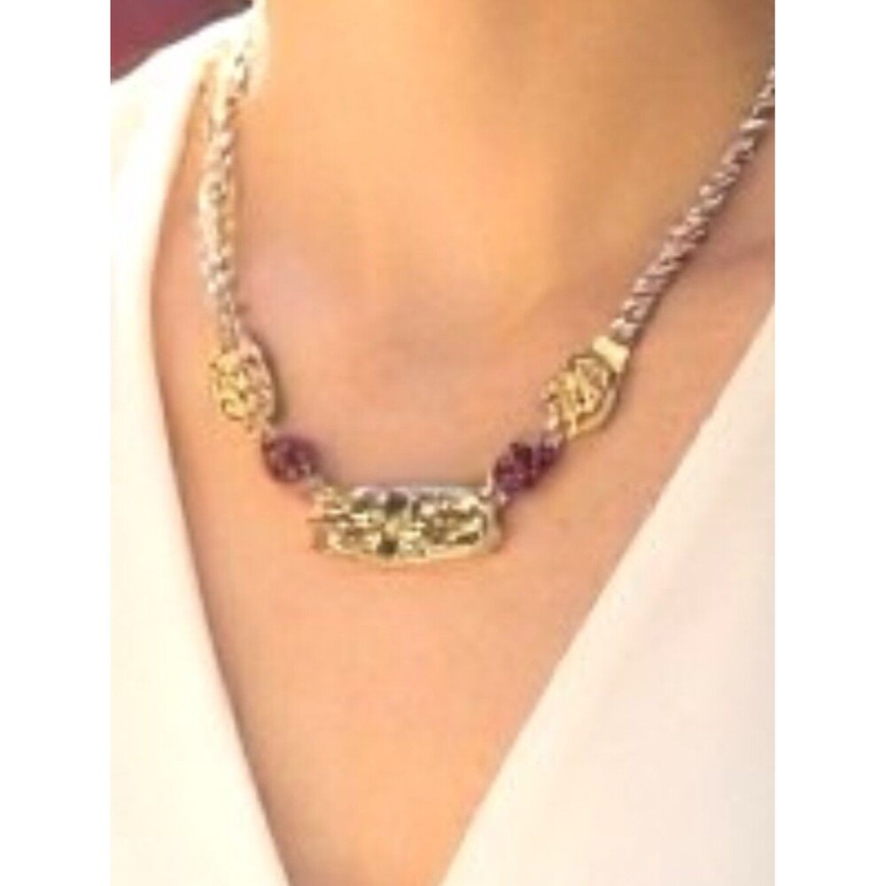 Vintage Lauren Conrad Silvertone necklace